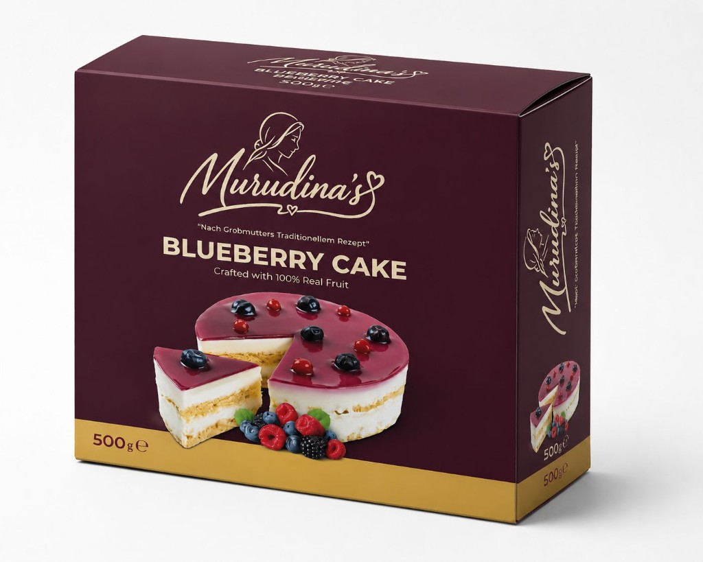 Murudinas Blueberry Cake ürün kutusu